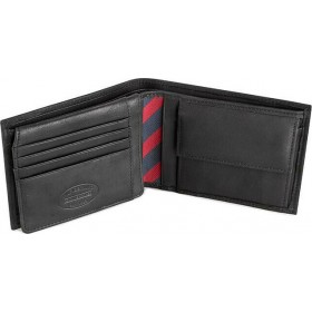 Tommy Hilfiger Leather Flap Δερμάτινο Ανδρικό Πορτοφόλι Μαύρο Tommy Hilfiger Leather Flap Δερμάτινο Ανδρικό Πορτοφόλι Μαύρο