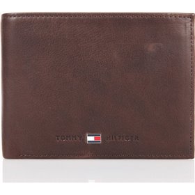 Tommy Hilfiger Leather Credit Card Δερμάτινο Ανδρικό Πορτοφόλι Καφέ Tommy Hilfiger Leather Credit Card Δερμάτινο Ανδρικό Πορτοφόλι Καφέ