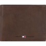 Tommy Hilfiger Leather Trifold Δερμάτινο Ανδρικό Πορτοφόλι Καφέ