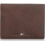 Tommy Hilfiger Leather Trifold Δερμάτινο Ανδρικό Πορτοφόλι Καφέ