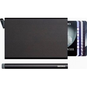 Secrid Cardprotector Ανδρικό Πορτοφόλι Καρτών με RFID και Μηχανισμό Slide Μαύρο Secrid Cardprotector Ανδρικό Πορτοφόλι Καρτών με RFID και Μηχανισμό Slide Μαύρο