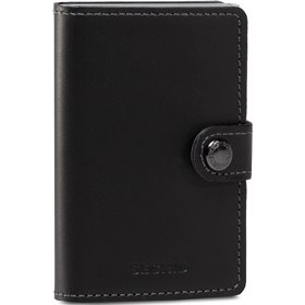 Secrid Miniwallet Original Δερμάτινο Ανδρικό Πορτοφόλι Καρτών με RFID και Μηχανισμό Slide Μαύρο Secrid Miniwallet Original Δερμάτινο Ανδρικό Πορτοφόλι Καρτών με RFID και Μηχανισμό Slide Μαύρο