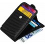 MOSCOW MULE Slim Smart Πορτοφόλι Καρτών με αντικλεπτικό RFID για κάρτες κέρματα χαρτονομίσματα PU Carbon Fiber