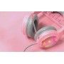 Havit Over Ear Gaming Headset με σύνδεση 2x3.5mm / USB Ροζ