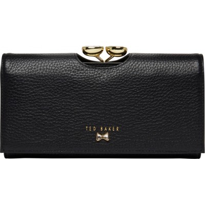 Ted Baker Alyysaa 243543 Μεγάλο Δερμάτινο Γυναικείο Πορτοφόλι Μαύρο