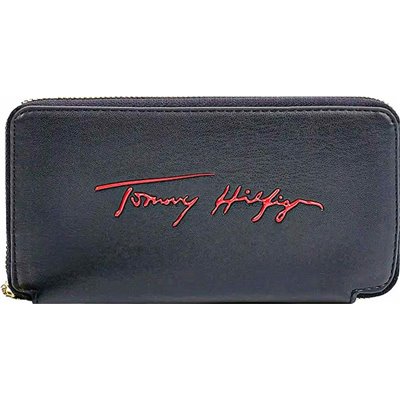 Tommy Hilfiger Iconic Μεγάλο Γυναικείο Πορτοφόλι Navy Μπλε