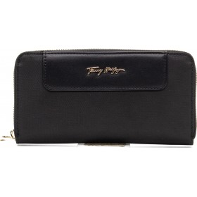 Tommy Hilfiger Μεγάλο Γυναικείο Πορτοφόλι Μαύρο Tommy Hilfiger Μεγάλο Γυναικείο Πορτοφόλι Μαύρο