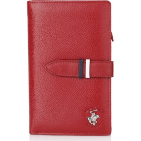 Beverly Hills Polo Club BH-1353 Μεγάλο Δερμάτινο Γυναικείο Πορτοφόλι Κόκκινο Beverly Hills Polo Club BH-1353 Μεγάλο Δερμάτινο Γυναικείο Πορτοφόλι Κόκκινο