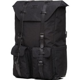 Polo Styller Υφασμάτινο Σακίδιο Πλάτης Μαύρο