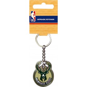 Μεταλλικό Μπρελόκ Ομάδας Milwaukee Bucks 558-50520 Μεταλλικό Μπρελόκ Ομάδας Milwaukee Bucks 558-50520