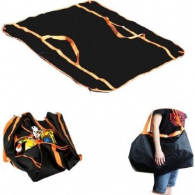 Media Wave Υφασμάτινη Τσάντα για Ψώνια σε Μαύρο χρώμα