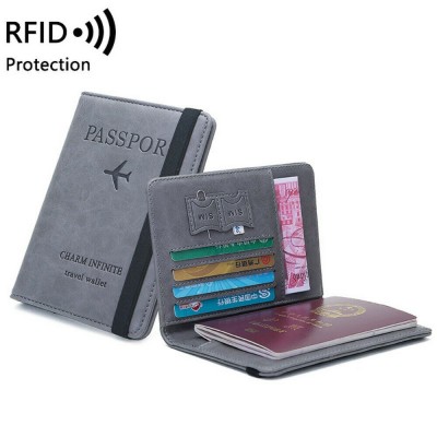 RFID Signal Block Passport &amp Credit Card Case Θήκη Καρτών και Διαβατηρίου - Μαύρο ΟΕΜ