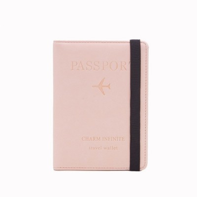 RFID Signal Block Passport &amp Credit Card Case Θήκη Καρτών και Διαβατηρίου - Ροζ ΟΕΜ