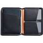 Bellroy Apex Passport Cover Δερμάτινο Ανδρικό Πορτοφόλι Ταξιδίου Μαύρο