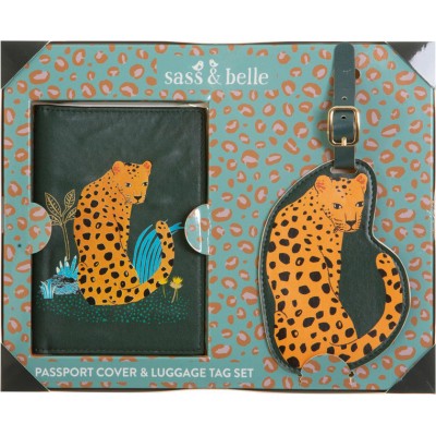 Leopard Love Travel Set Passport - Tag Θήκη Διαβατηρίου - Ετικέτα Βαλίτσας