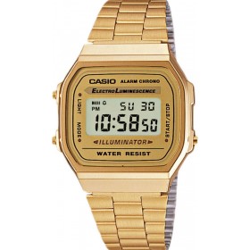 Casio Ψηφιακό Ρολόι με Μεταλλικό Μπρασελέ σε Χρυσό χρώμαΚωδικός: A-168WG-9EF  Casio Ψηφιακό Ρολόι με Μεταλλικό Μπρασελέ σε Χρυσό χρώμαΚωδικός: A-168WG-9EF
