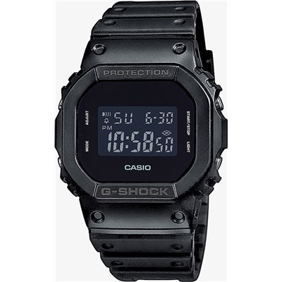 Casio Ψηφιακό Ρολόι Χρονογράφος με Καουτσούκ Λουράκι σε Μαύρο χρώμαΚωδικός: DW-5600BB-1ER 