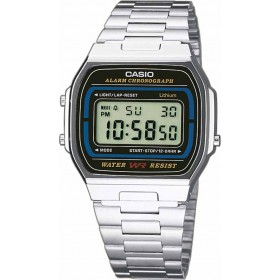 Casio Ψηφιακό Ρολόι Χρονογράφος με Μεταλλικό Μπρασελέ σε Ασημί χρώμαΚωδικός: A-164WA-1VES  Casio Ψηφιακό Ρολόι Χρονογράφος με Μεταλλικό Μπρασελέ σε Ασημί χρώμαΚωδικός: A-164WA-1VES
