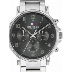 Tommy Hilfiger Daniel Ρολόι Χρονογράφος Μπαταρίας με Μεταλλικό Μπρασελέ σε Ασημί χρώμα Κωδικός: 1710382 Tommy Hilfiger Daniel Ρολόι Χρονογράφος Μπαταρίας με Μεταλλικό Μπρασελέ σε Ασημί χρώμαΚωδικός: 1710382