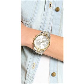 Michael Kors Lexington Ρολόι Χρονογράφος με Μεταλλικό Μπρασελέ σε Ασημί χρώμαΚωδικός: MK8344  Michael Kors Lexington Ρολόι Χρονογράφος με Μεταλλικό Μπρασελέ σε Ασημί χρώμαΚωδικός: MK8344