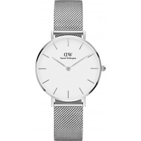 Daniel Wellington Classic Petite Ρολόι με Μεταλλικό Μπρασελέ σε Ασημί χρώμαΚωδικός: DW00100164  Daniel Wellington Classic Petite Ρολόι με Μεταλλικό Μπρασελέ σε Ασημί χρώμαΚωδικός: DW00100164