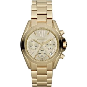 Michael Kors Bradshaw Mini Ρολόι Χρονογράφος με Μεταλλικό Μπρασελέ σε Χρυσό χρώμαΚωδικός: MK5798 Michael Kors Bradshaw Mini Ρολόι Χρονογράφος με Μεταλλικό Μπρασελέ σε Χρυσό χρώμαΚωδικός: MK5798