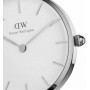 Daniel Wellington Classic Petite Sterling Ρολόι με Μεταλλικό Μπρασελέ σε Ασημί χρώμαΚωδικός: DW00100220 