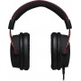 HyperX Cloud Alpha Over Ear Gaming Headset με σύνδεση 2x3.5mm / 3.5mm Κόκκινο