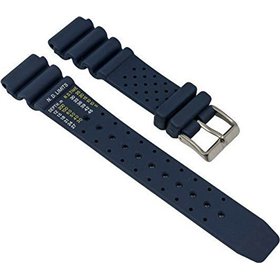 Citizen Καουτσούκ Λουράκι Navy Μπλε 20mm