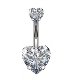 Amalfi Silver Heart White Amalfi Silver Heart White