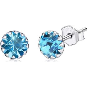 Bamoer Γυναικεία Σκουλαρίκια Καρφωτά από Ασήμι Με Πέτρες Bamoer Γυναικεία Σκουλαρίκια Καρφωτά από Ασήμι Με Πέτρες