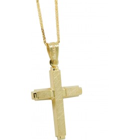 Triantos Χρυσός Σταυρός 14K 1.7.1026