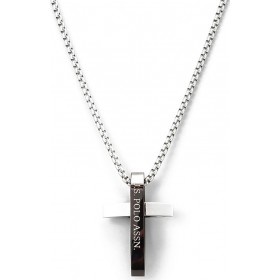 U.S. Polo Assn. Σταυρός Με Αλυσίδα από Ατσάλι U.S. Polo Assn. Σταυρός Με Αλυσίδα από Ατσάλι