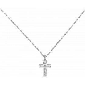 Excite-Fashion Ασημένιος Σταυρός Με αλυσίδα