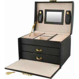 Μπιζουτιέρα Κουτί με Συρτάρι & Καθρέφτη Μπιζουτιέρα Κουτί με Συρτάρι & Καθρέφτη