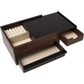 Umbra Stowit Μπιζουτιέρα Κουτί Ξύλινη με Συρτάρι Umbra Stowit Μπιζουτιέρα Κουτί Ξύλινη με Συρτάρι