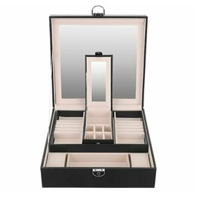 Μπιζουτιέρα Κουτί Ξύλινη με Συρτάρι & Καθρέφτη Μπιζουτιέρα Κουτί Ξύλινη με Συρτάρι & Καθρέφτη