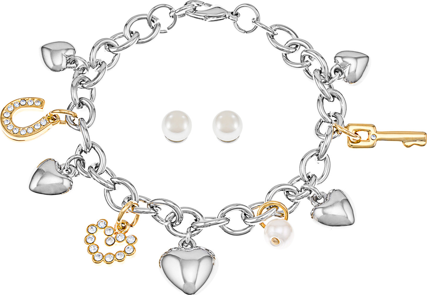 Pierre Cardin Σετ Σκουλαρίκια / Βραχιόλι από Ατσάλι Pierre Cardin Σετ Σκουλαρίκια / Βραχιόλι από Ατσάλι