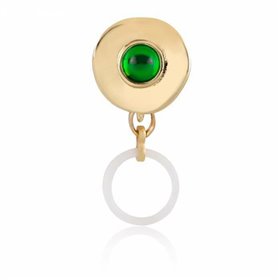 Ψυχογιός Καρφίτσα Γυαλιών Πράσινη Πέτρα Ψυχογιός Καρφίτσα Γυαλιών Πράσινη Πέτρα