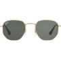 Ray Ban Hexagonal Unisex Γυαλιά Ηλίου σε Χρυσό χρώμα RB3548N 001