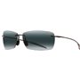 Maui Jim Lighthouse 423-02 Gloss Black / Neutral Grey