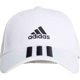Adidas Baseball 3-Stripes Twill Jockey Λευκό Adidas Baseball 3-Stripes Twill Jockey Λευκό