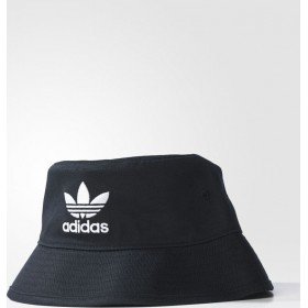 Adidas Trefoil Υφασμάτινo Ανδρικό Καπέλο Στυλ Bucket Black / White AJ8995 Adidas Trefoil Υφασμάτινo Ανδρικό Καπέλο Στυλ Bucket Black / White AJ8995