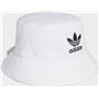 Adidas Trefoil Υφασμάτινo Ανδρικό Καπέλο Στυλ Bucket Λευκό FQ4641