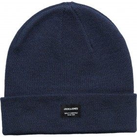 Jack & Jones Ανδρικός Beanie Σκούφος σε Navy Μπλε χρώμα Jack & Jones Ανδρικός Beanie Σκούφος σε Navy Μπλε χρώμα