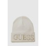 Guess Γυναικείος Beanie Σκούφος σε Λευκό χρώμα