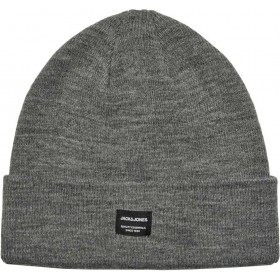 Jack & Jones Ανδρικός Beanie Σκούφος σε Γκρι χρώμα Jack & Jones Ανδρικός Beanie Σκούφος σε Γκρι χρώμα