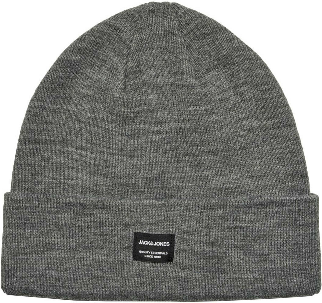 Jack &amp Jones Ανδρικός Beanie Σκούφος σε Γκρι χρώμα