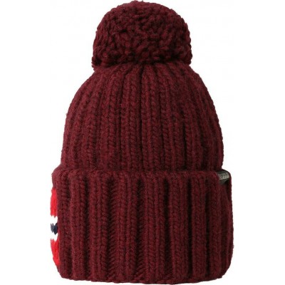 Napapijri Γυναικείος Pom Pom Beanie Σκούφος σε Μπορντό χρώμαΚωδικός: NP0A4FRTR54 