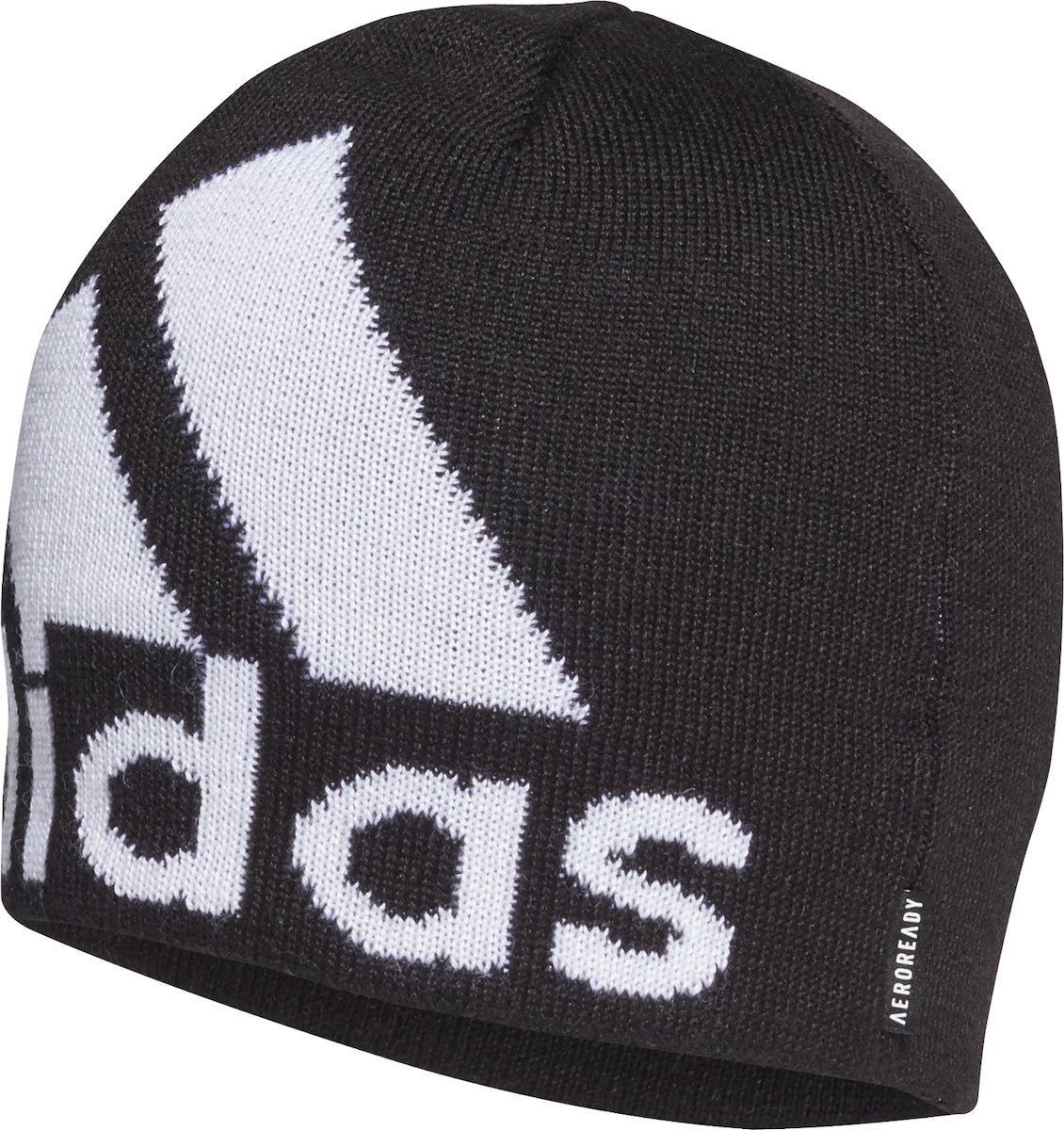 Adidas Bonnet Aeroready Big Logo Ανδρικός Beanie Σκούφος σε Μαύρο χρώμαΚωδικός: FS9029 